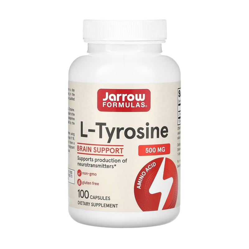 L-Тирозин Jarrow Formulas L-Tyrosine 500 мг, 100 капсул
